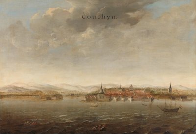 View of Cochin on the Malabar Coast of India by Johannes Vinckboons (attributed to)