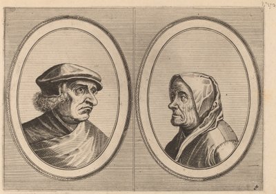 Joris Ysegrim and Quastighe Jopje by Johannes and Lucas van Doetechum after Pieter Bruegel the Elder