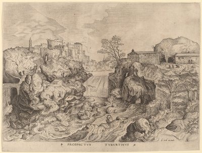 View of the Tiber by Johannes and Lucas van Doetechum after Pieter Bruegel the Elder