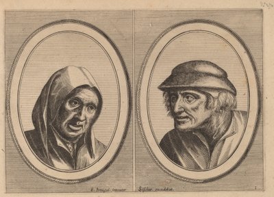 Susanna Smuls and Leuye Joost by Johannes and Lucas van Doetechum after Pieter Bruegel the Elder