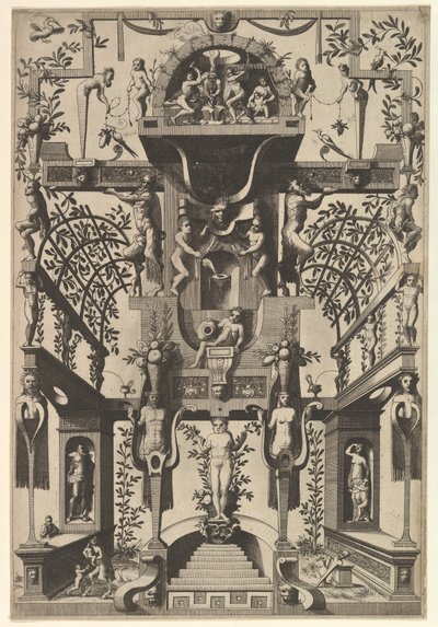 Modern Grotesque Decoration by Johannes van Doetecum I