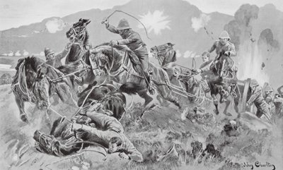 Saving the Guns at the Tugela by John (after) Charlton