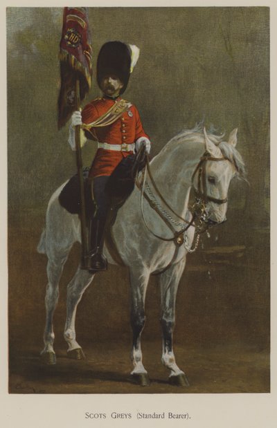 Scots Greys, Standard Bearer by John (after) Charlton