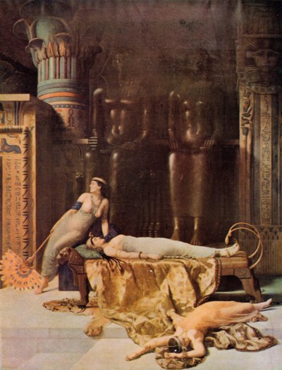 Shakespeare: Death of Cleopatra, Antony and Cleopatra, Act V, Scene 2 by John (after) Collier