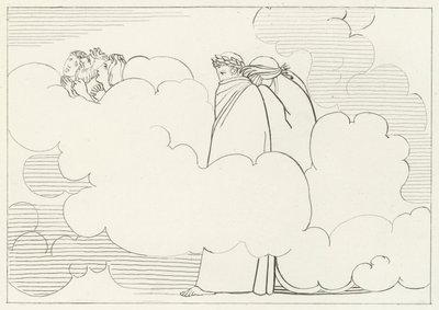 The Region of Smoke, Purgatory, Canto 16 by John (after) Flaxman
