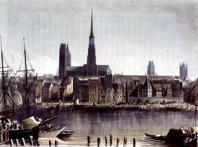 View of Rouen, from 