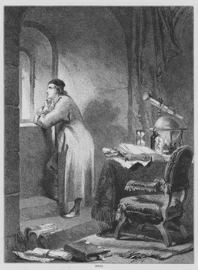 John Milton, Il Penseroso by John (after) Gilbert