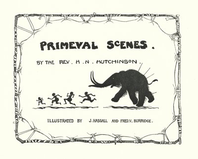 Title-page illustration for Primeval Scenes by John (after) Hassall