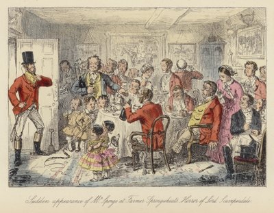 John Leech illustration for Mr Sponge