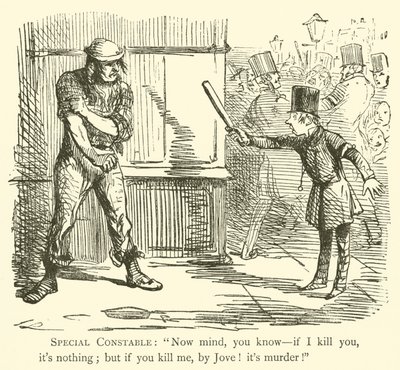 Policeman by John (after) Leech