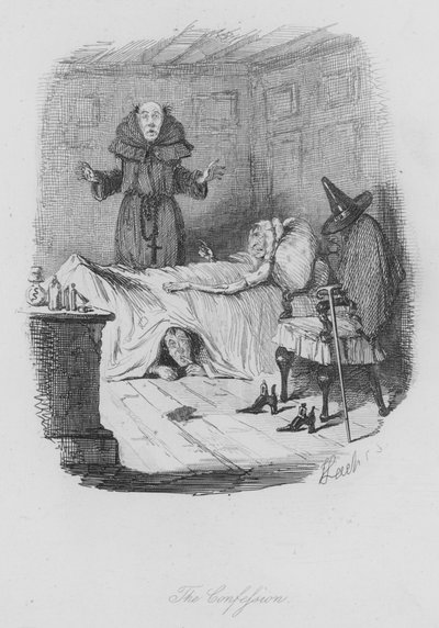 The Confession by John (after) Leech