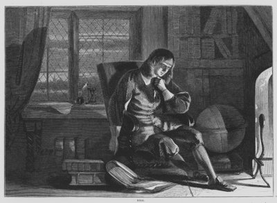 John Milton, Il Penseroso by John (after) Phillip