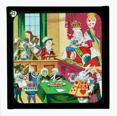 Alice in Wonderland, Coloured Lantern Slides by John (after) Tenniel