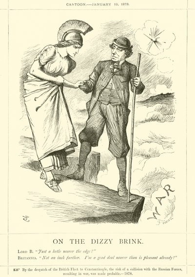 On the Dizzy Brink by John (after) Tenniel