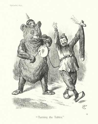 Sir John Tenniel Cartoon: "Turning the Tables" by John (after) Tenniel