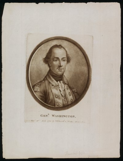 Portrait of General George Washington by John (after) Trumbull
