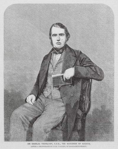 Sir Charles Trevelyan, British Colonial Administrator by John (after) Watkins