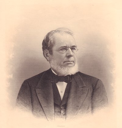 Portrait of Andrew Varick Stout, American engraver by Walter Charles Mills