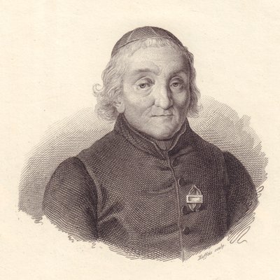 Portrait of Pietro Tamburini, Italian theologian by Walter Charles Mills