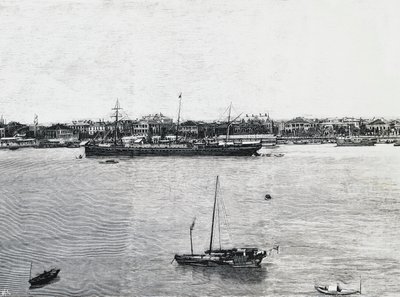 Shanghai port few weeks before the outbreak of war by Walter Charles Mills