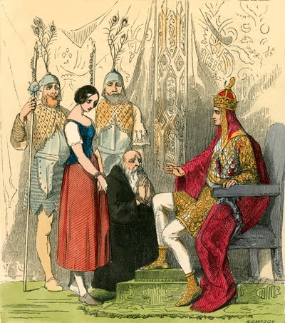 Rosetta brought before the king by John Absolon