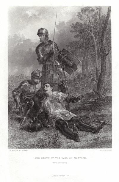 The Death of the Earl of Warwick by John Adam P. Houston