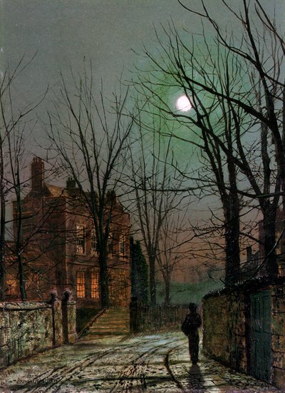 By the Light of the Moon, 1882 by John Atkinson Grimshaw