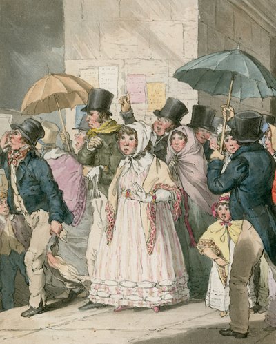 Benefit of a rainy night by John Augustus Atkinson