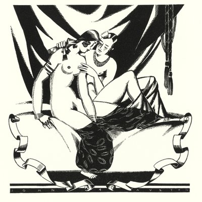 Illustration for Don Juan by Lord Byron by John Austen