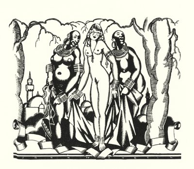 Illustration for Don Juan by Lord Byron by John Austen