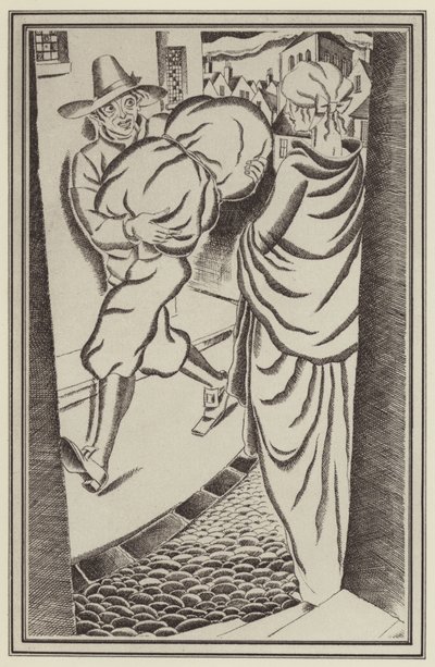 Illustration for Moll Flanders by Daniel Defoe by John Austen
