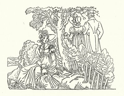 Illustration for Persuasion by Jane Austen by John Austen