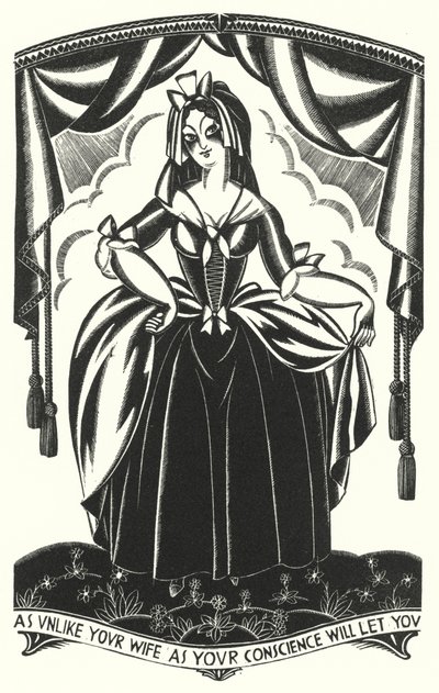 Illustration for Tristram Shandy by Laurence Sterne by John Austen
