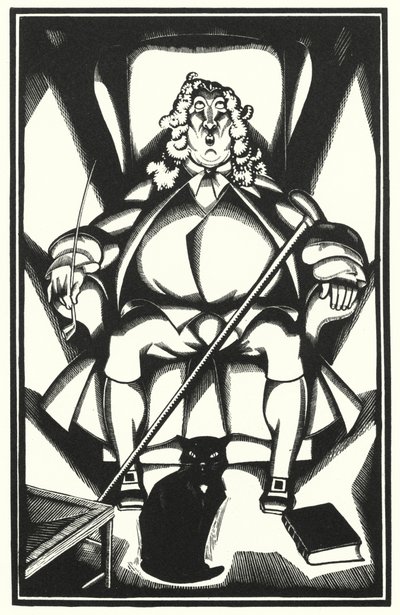 Illustration for Tristram Shandy by Laurence Sterne by John Austen