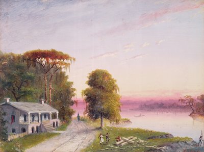 Mississippi River Plantation by John Barnard