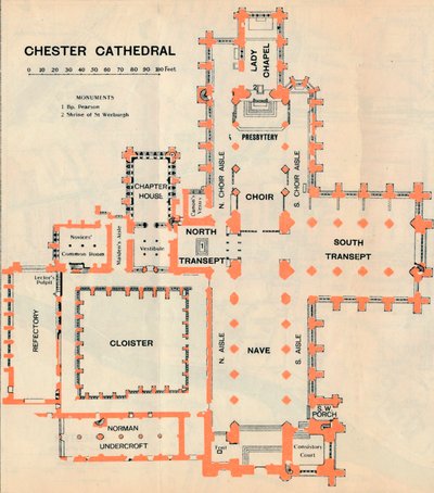 Chester Cathedral by John Bartholomew