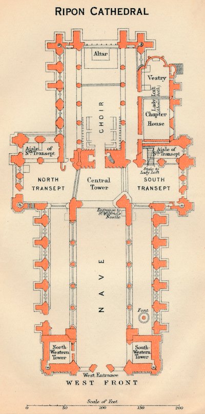 Ripon Cathedral by John Bartholomew
