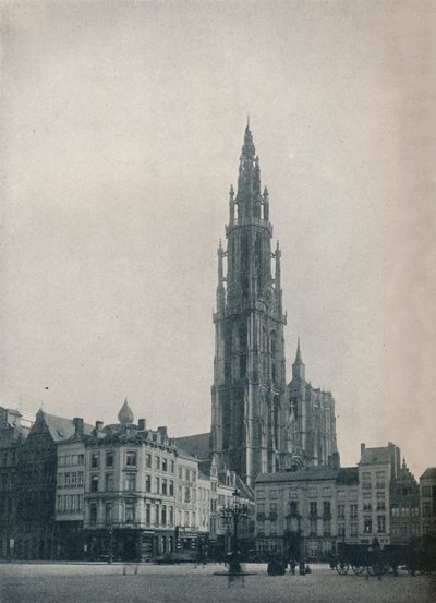 Cathedral of Our Lady, Antwerp, Belgium by John Benjamin Stone
