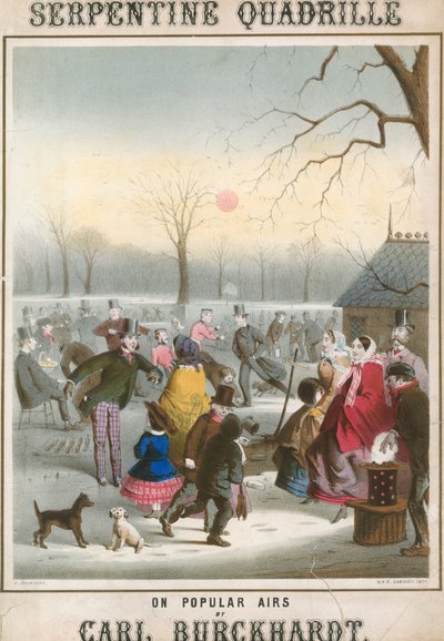 Musical Score for Serpentine Quadrille on Popular Airs by Carl Burckhardt by John Brandard