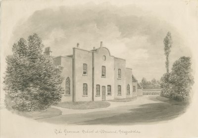 Brewood Grammar School by John Buckler