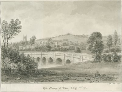 Stone - Bridge over the River Trent by John Buckler