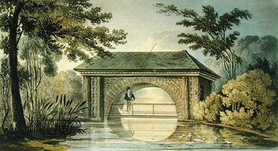A Bridge and a Boat House by John Buonarotti Papworth