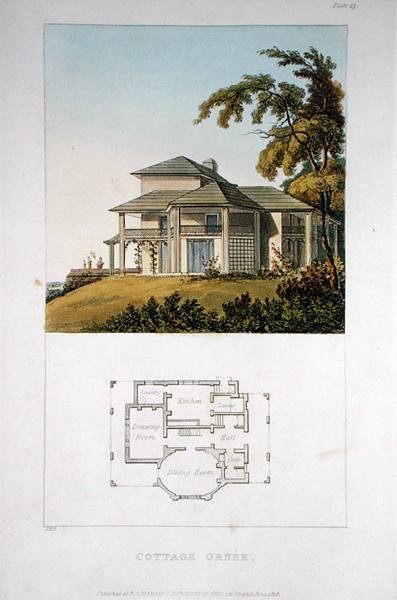 A Cottage Ornee, from Ackermann