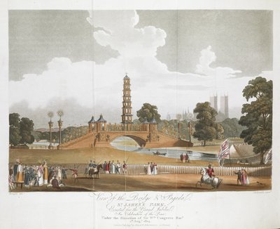 View of the Bridge & Pagoda, St James
