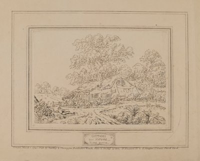 Cottages from Nature (with central tree) by John Burton