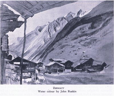 Zermatt, from British Adventure published by Collins, 1947 by John Bushin