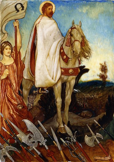 There is a Great Field Marshall, My Friend, Who Arrays Our Battalions; Let Us to Providence Trust, and Abide and Work in Our Stations by John Byam Liston Shaw