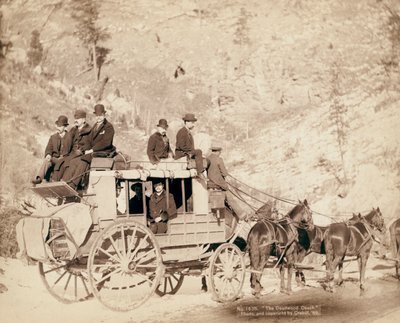 The Old West Deadwood Stagecoach by John C. H. Grabill