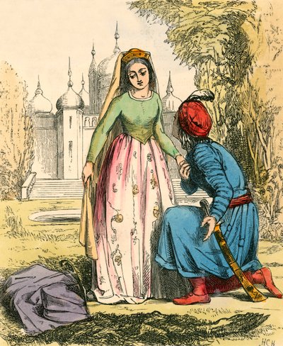 The Beast Changed into a Prince by John Callcott Horsley