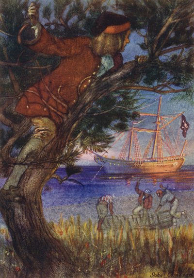 Illustration for Treasure Island by John Cameron